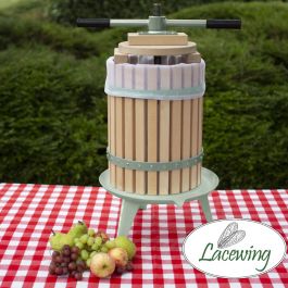 18 Liter Saftpresse mit Druckhebel für Obst, Äpfel und Weintrauben, Lacewing™